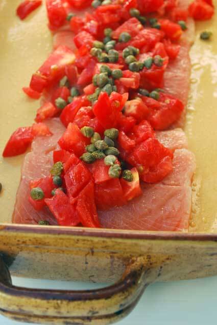 Clean Eating Salmon With Tomatoes And Capers Clean Eating Salmon With Tomatoes And Capers