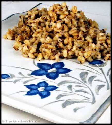 Clean Eating Savory Barley Clean Eating Savory Barley