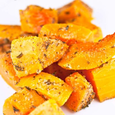 Clean Eating Herb Baked Butternut Squash Recipe