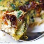 Clean Eating Pesto Quiche With Sun Dried Tomatoes