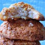 A stack of Almond Honey Cookies
