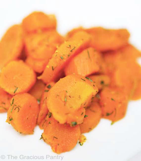 Clean Eating Caramelized Dill Carrots Recipe