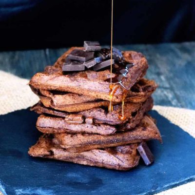 Clean Eating Brownie Waffles Recipe