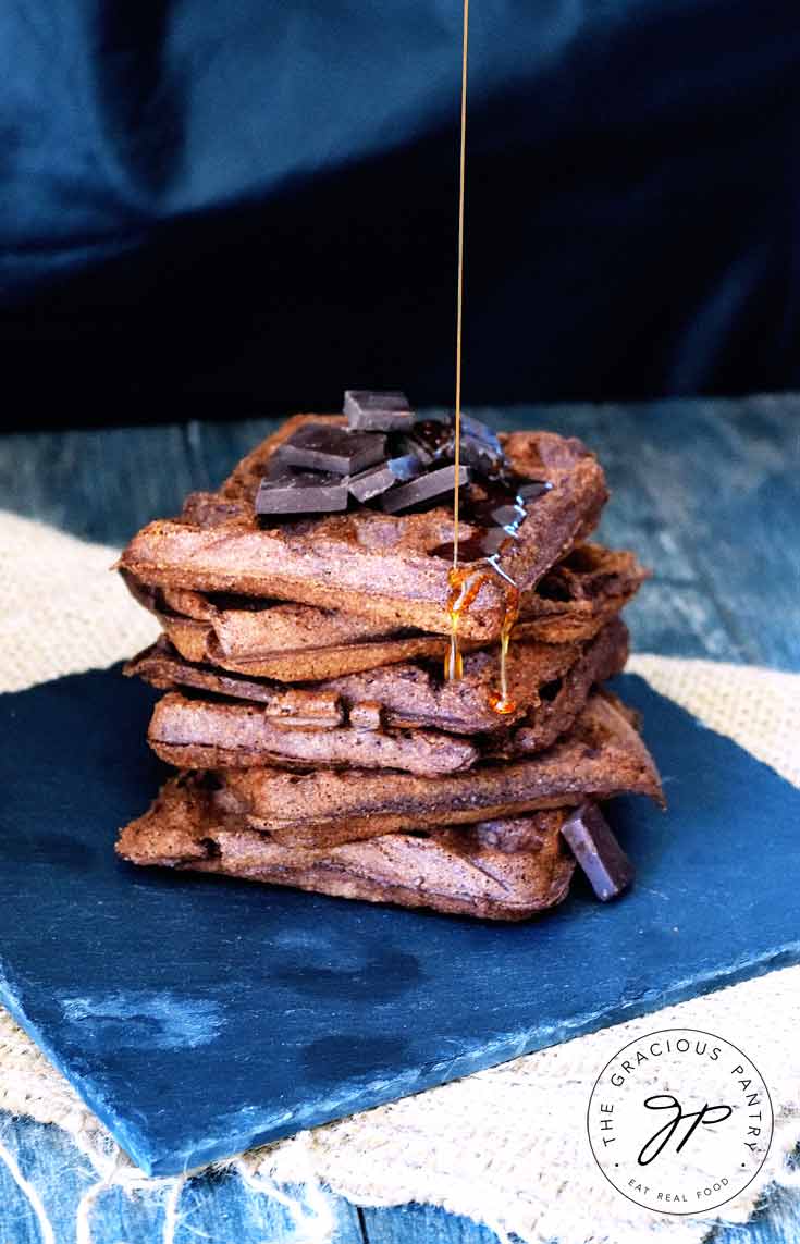 Clean Eating Brownie Waffles Recipe