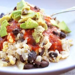 Clean Eating Black Bean Scramble