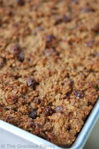 Clean Eating Cinnamon Chocolate Chip Protein Bars Recipe