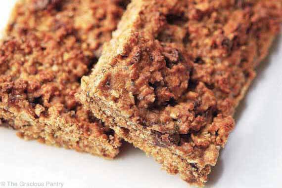 Clean Eating Cinnamon Chocolate Chip Protein Bars