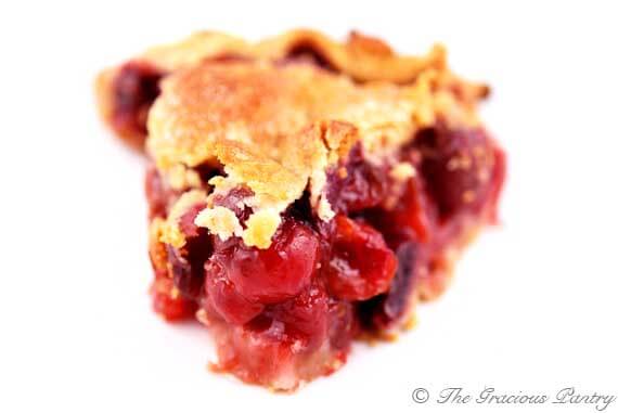 Naturally Sweetened Cherry Pie Recipe