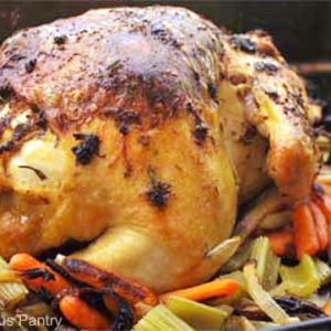 Clean Eating Whole Roasted Chicken