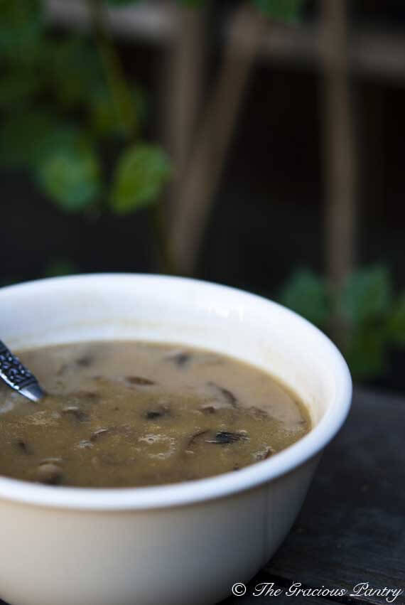 Clean Eating Cream Of Mushroom Soup