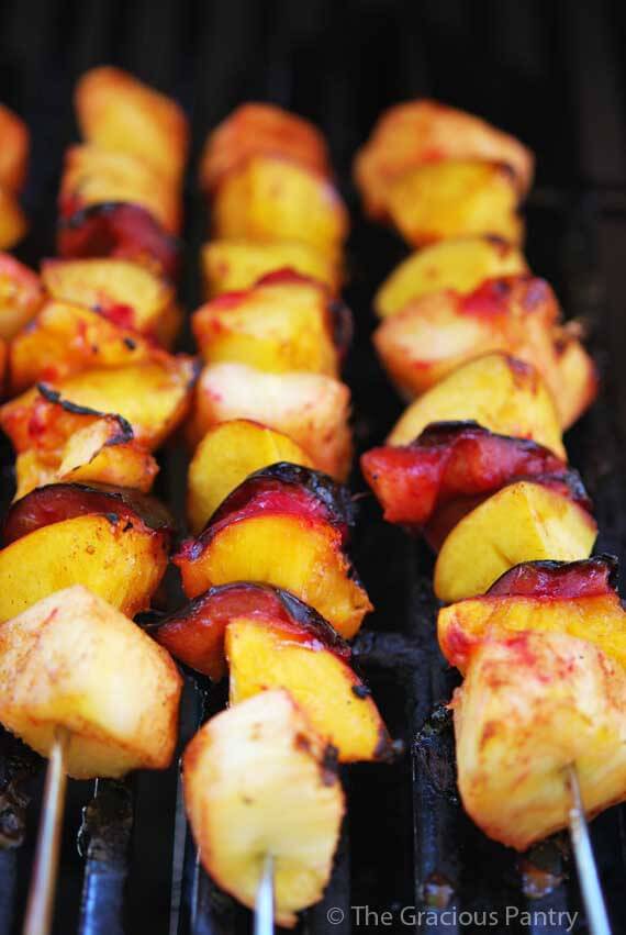 Clean Eating Cinnamon Fruit Kebobs