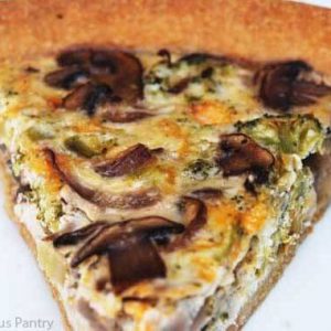 Clean Eating Broccoli Mushroom Quiché