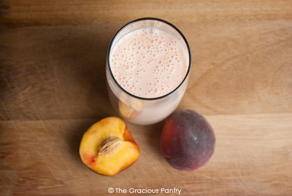 Clean Eating Peach Smoothie Recipe