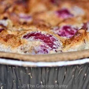 Clean Eating German Raspberry Pie