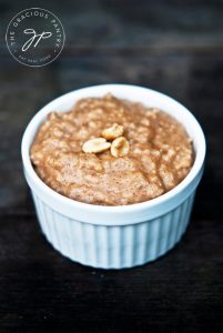 Clean Eating Peanut Butter Oatmeal