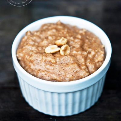 Clean Eating Peanut Butter Oatmeal