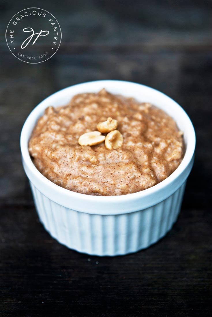 Clean Eating Peanut Butter Oatmeal Recipe