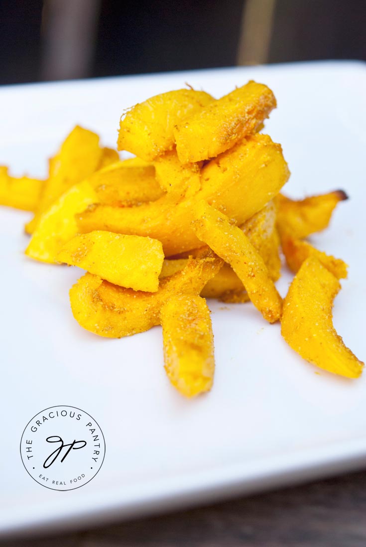Clean Eating Pumpkin Fries Recipe