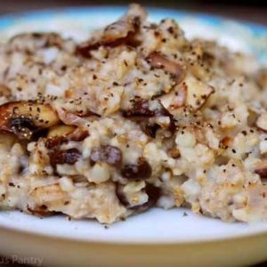 Clean Eating Savory Oatmeal