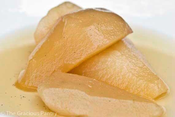 Clean Eating Poached Pears