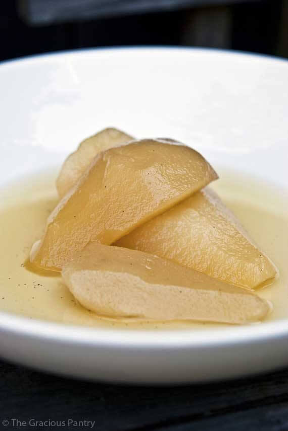 Clean Eating Poached Pears