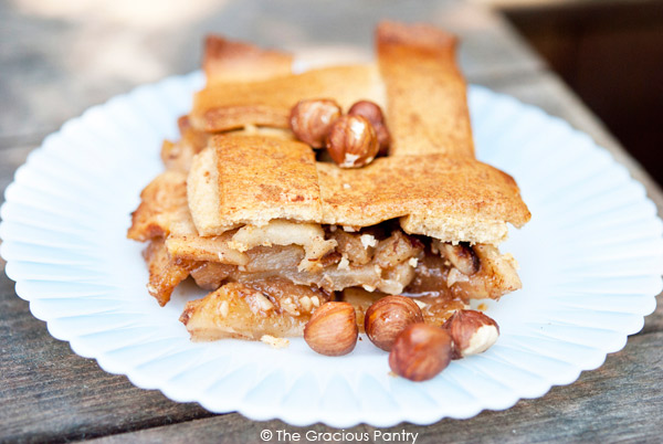Clean Eating Apple Hazelnut Cobbler Recipe