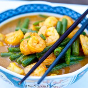 Clean Eating Coconut Curry Shrimp Recipe