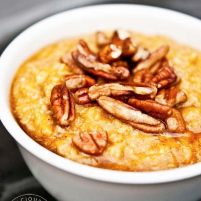 Clean Eating Pumpkin Pie Oatmeal Recipe