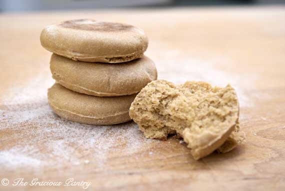 Whole Wheat English Muffins