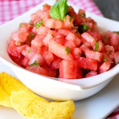 Clean Eating Watermelon Salsa Recipe