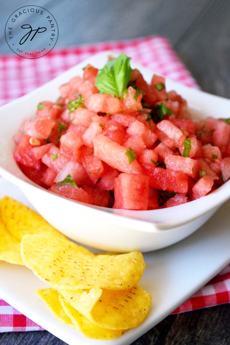 Clean Eating Watermelon Salsa Recipe