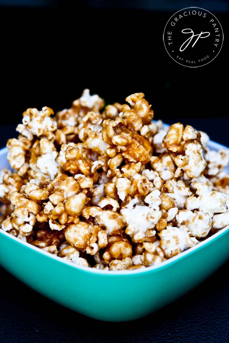 Clean Eating Caramel Popcorn Recipe