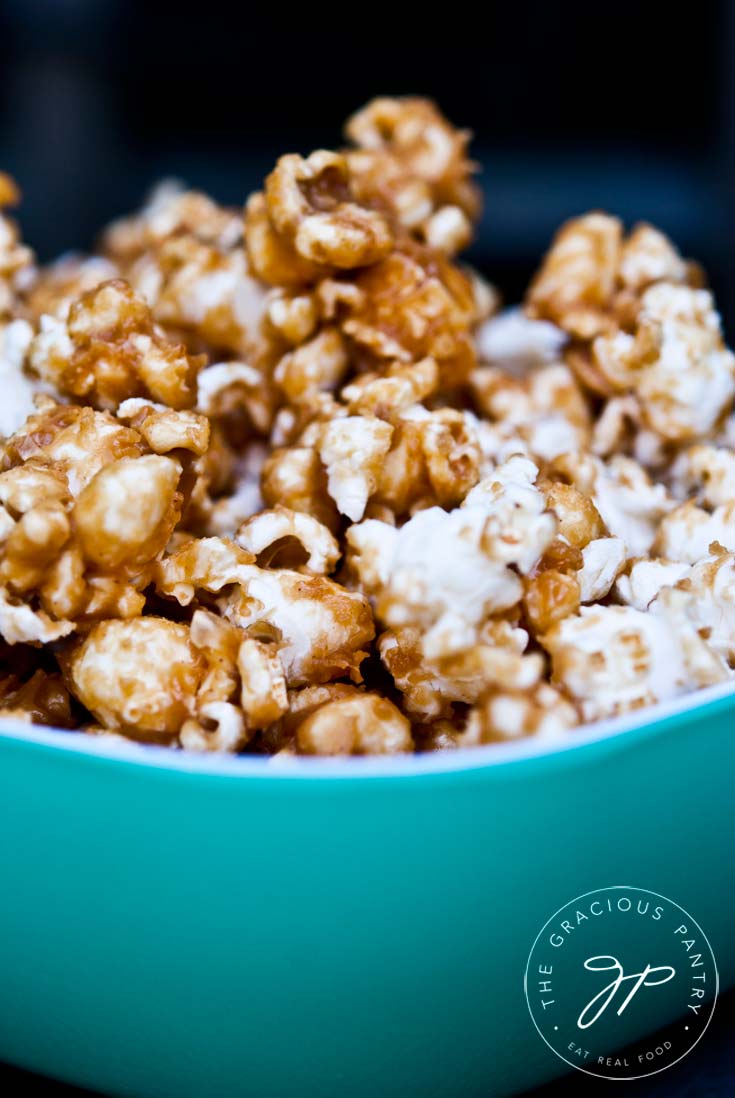 Clean Eating Caramel Popcorn Recipe