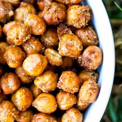 Clean Eating Roasted Chickpeas Recipe