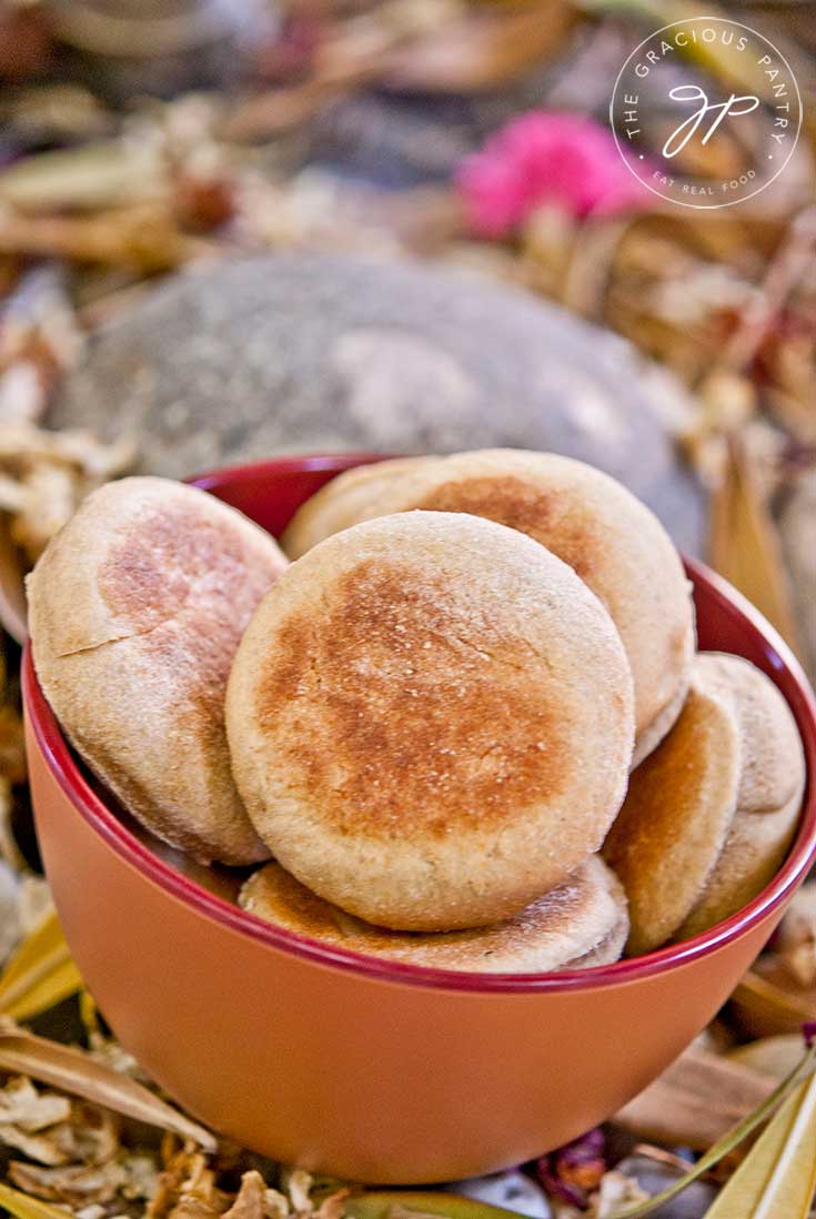 A bowl of Whole Wheat Biscuits sits ready to serve.
