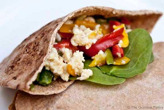 Pita Breakfast Sandwich Recipe