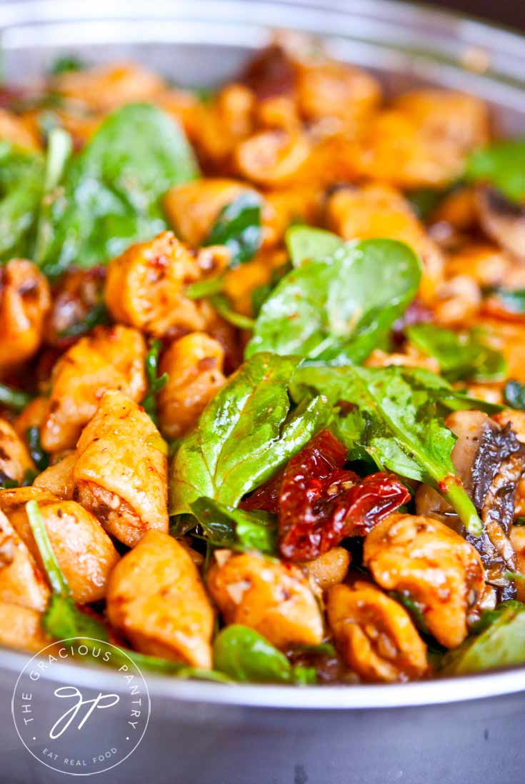 Sweet Potato Gnocchi With Mushrooms And Sun Dried Tomatoes Recipe