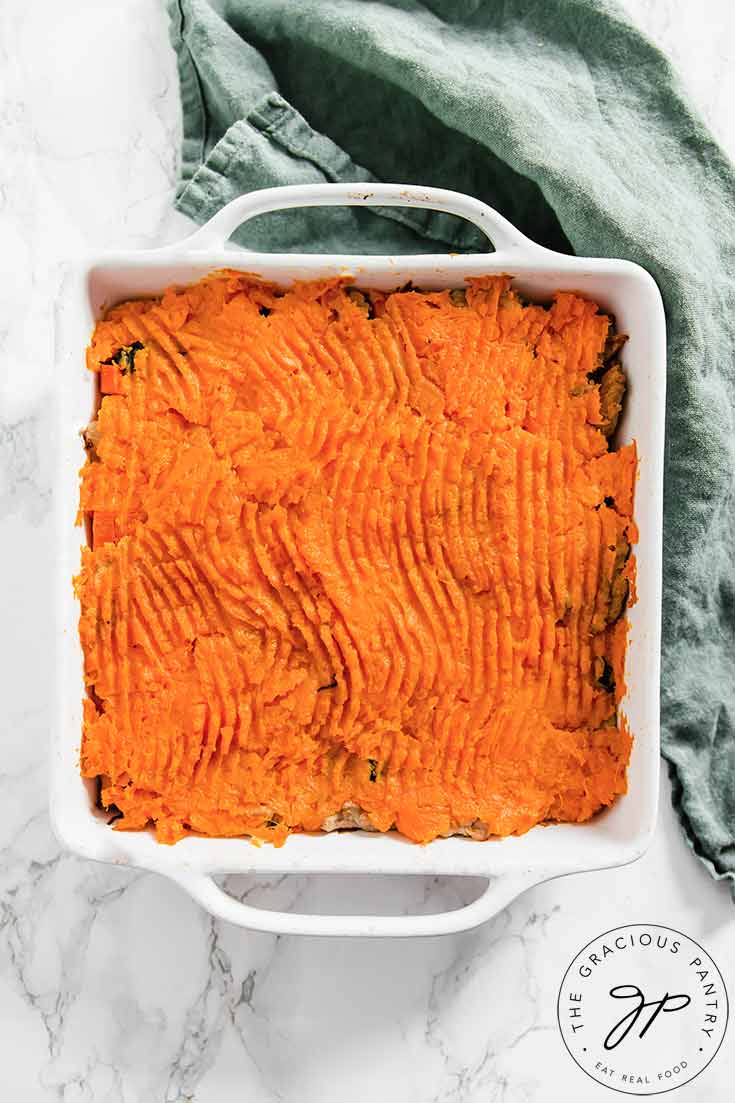 Clean Eating Shepherds Pie Recipe The Gracious Pantry