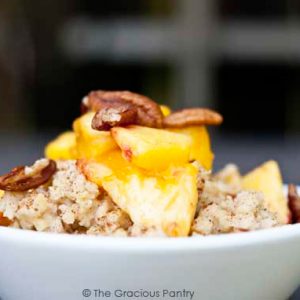 Clean Eating Peaches And Millet Recipe