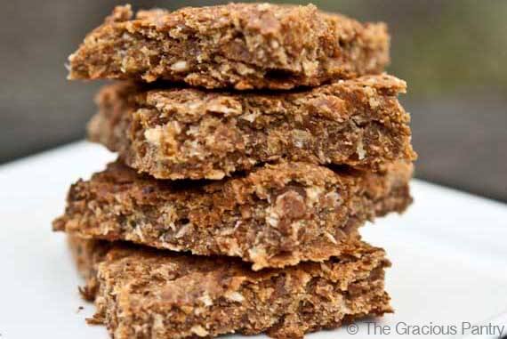 Clean Eating Coconut Lime Oat Bars