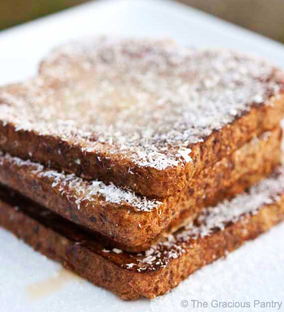 Clean Eating Coconut French Toast