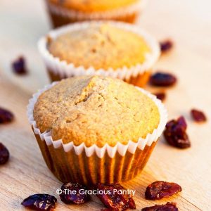 Clean Eating Cranberry Oat Bran Muffins Recipe