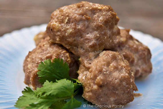 Clean Eating Garlic Parmesan Turkey Meatballs