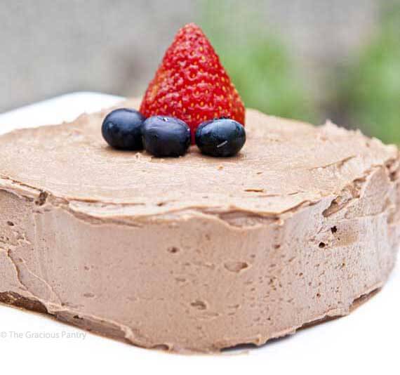 Clean Eating Chocolate Nut Butter Frosting