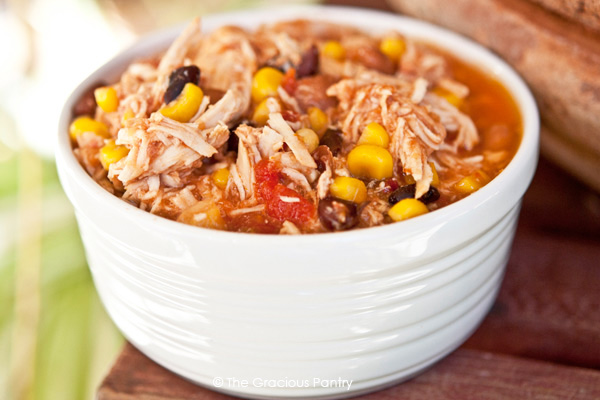 Clean Eating Slow Cooker Southwestern 2 Bean Chicken Recipe