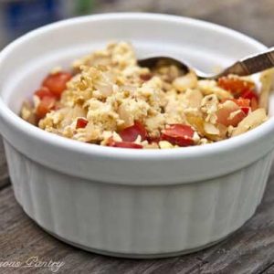 Clean Eating Red Pepper Egg Scramble