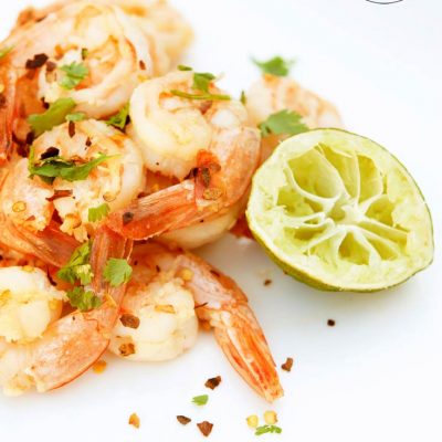 Clean Eating Garlic Lime Shrimp Recipe