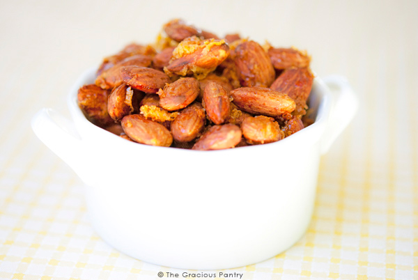 Clean Eating Lemon & Honey Almonds Recipe