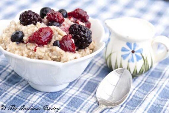 Triple Berry Oatmeal Recipe