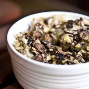 Clean Eating Mushroom & Brown Rice Casserole